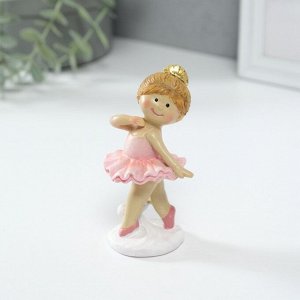 Фигурка полистоун «Девочка балерина в розовой пачке», 5x4.5x9.5 см