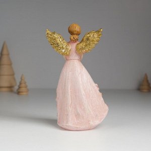 Фигурка полистоун «Ангел с розами на платье», 7.5x5x14 см, МИКС
