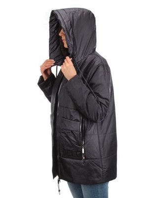 BM-1100 DK. VIOLET Куртка демисезонная женская АЛИСА (100 гр. синтепон)
