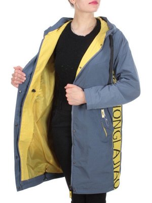 FY-891 GRAY/BLUE Ветровка женская АЛИСА (100% полиэстер)
