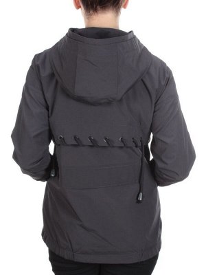 FY-266 DARK GRAY Ветровка женская COSEEMI (65% хлопок, 35% полиэстер)