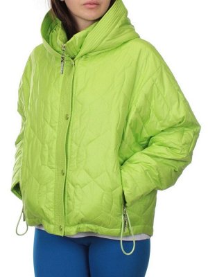 23-028 LT. GREEN Куртка оверсайз демисезонная женская (синтепон 100 гр.)