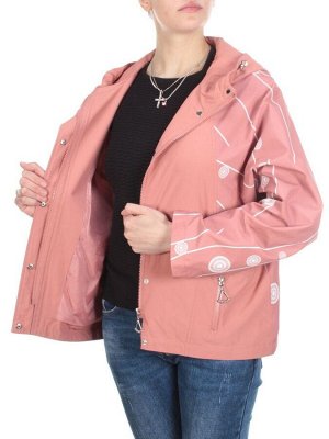 F2088 CORAL  Ветровка женская MARIA (65%хлопок 35% полиэстер)