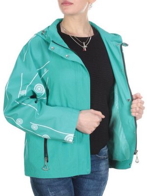 F2088 GREEN  Ветровка женская MARIA (65%хлопок 35% полиэстер)