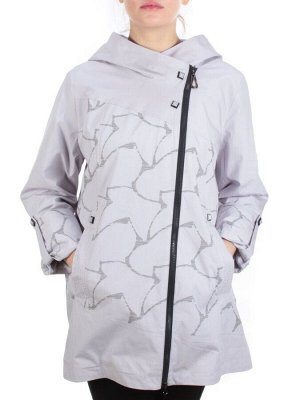 F809 LIGHT GRAY Ветровка женская CO-COCOPINE (85% хлопок, 15% полиэстер)