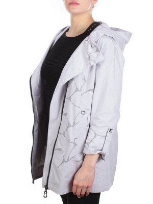 F809 LIGHT GRAY Ветровка женская CO-COCOPINE (85% хлопок, 15% полиэстер)