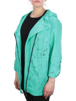 F809 GREEN Ветровка женская CO-COCOPINE (85% хлопок, 15% полиэстер)