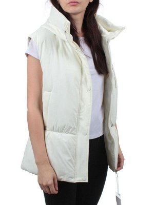 23129 MILK WHITE Жилет утепленный женский (100 гр. холлофайбер)