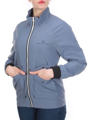 1106 GRAY/BLUE Ветровка женская DALEF (100% полиэстер)