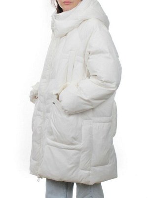 3061 WHITE Пуховик зимний женский (80% пух, 20% перо)