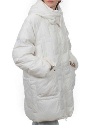 3061 WHITE Пуховик зимний женский (80% пух, 20% перо)