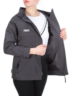 FY-229 DARK GRAY Ветровка женская АЛИСА (65% хлопок, 35% полиэстер)