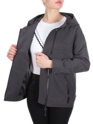 FY-229 DARK GRAY Ветровка женская АЛИСА (65% хлопок, 35% полиэстер)