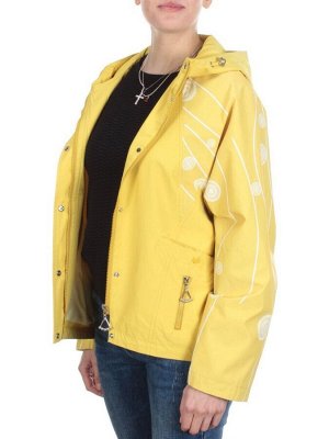 F2088 YELLOW  Ветровка женская MARIA (65%хлопок 35% полиэстер)