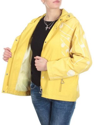 F2088 YELLOW  Ветровка женская MARIA (65%хлопок 35% полиэстер)