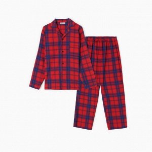 Пижама мужская из фланели (рубашка и брюки) KAFTAN