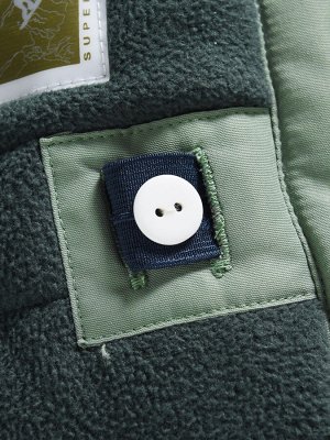 Комбинезон подростковый зимний для мальчика цвета хаки 9409Kh