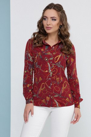 Блуза 1818 бордовый