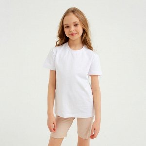 Футболка детская Basic line цвет белый.
