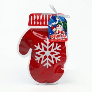 Конфеты драже в формовом пакете «Привет новый год» 50 г.