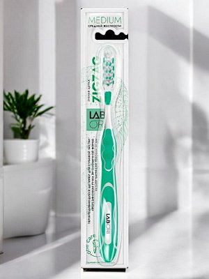 Зубная щетка Labori Zigzag, средней жесткости, 26 г