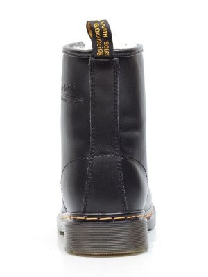 04-MB6021-1 BLACK Ботинки зимние женские (натуральная кожа, натуральный мех)