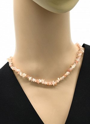 Бусы крошка из солнечного камня (гелиолит), 40см