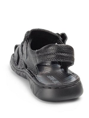 04-P2311-1 BLACK Сандалии мужские (натуральная кожа)