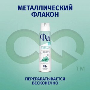 ФА Женский Антиперспирант-спрей "Защита & Комфорт: Свежий аромат Жасмина" 150 мл
