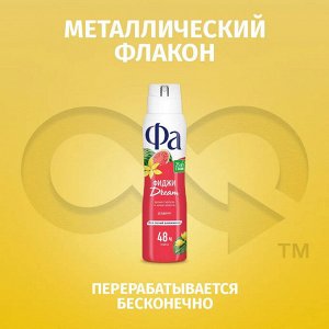 ФА Женский Дезодорант-спрей "Ритмы острова Фиджи: Арбуз Иланг-Иланг" 150 мл