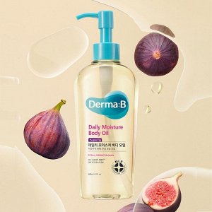 Ламеллярное парфюмированное масло для тела Derma:B Daily Moisture Body Oil Purple Fig (инжир)