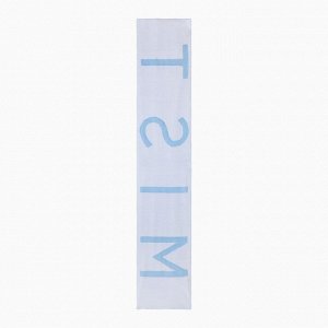 Шарф женский двусторонний MIST голубой, размер 47*226см