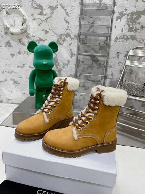Ботинки женские зимние замшевые