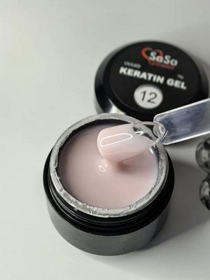 SaSa KERATIN GEL новинка голые ногти 30 грамм