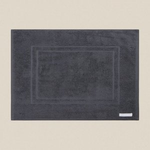Коврик махровый SL HOME: Basic "Гри Сандре" 50х70 см, 100% хлопок, 730 г/м2