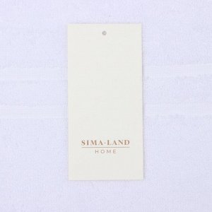 Коврик махровый SL HOME: Basic "Блан де Блан" 50х70 см, 100% хлопок, 730 г/м2