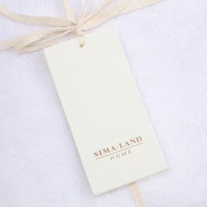 Коврик махровый SL HOME: Basic "Блан де Блан" 50х70 см, 100% хлопок, 730 г/м2