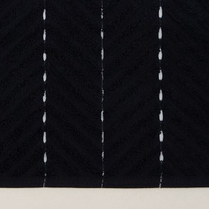 Коврик махровый SL HOME: Lines "Дарк Маре" 50х70 см, 100% хлопок, 750 г/м2