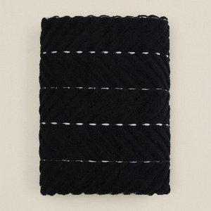 Коврик махровый SL HOME: Lines "Дарк Маре" 50х70 см, 100% хлопок, 750 г/м2