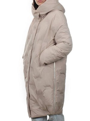302 BEIGE Пальто зимнее стеганое женское (200 гр. холлофайбер)