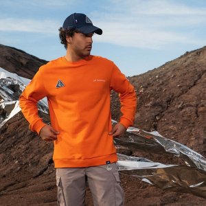 Свитшот РОСКОСМОС х ONLYTOP, оранжевый