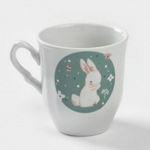 Добрушский фарфоровый завод Кружка фарфоровая Bunny, 250 мл