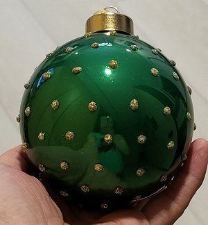 Шар зелёный Holiday classics