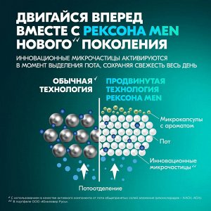 Рексона Мужской Антиперспирант-стик "Свежесть душа" 50 мл