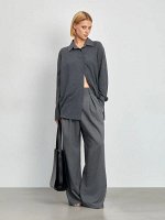 Брюки широкого кроя, D391/airy