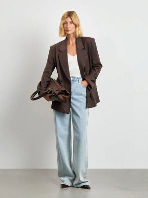 Двубортный жакет oversize