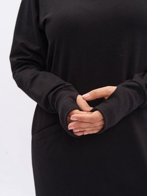 Платье-толстовка ZPP82502BLK01