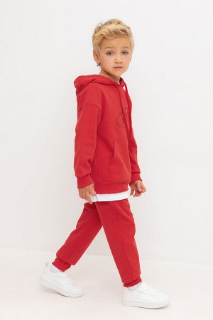 Брюки(Осень-Зима)+boys (насыщенно-красный к518)