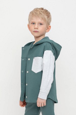 Жакет(Осень-Зима)+boys (темный малахит к530)