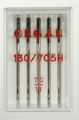 Иглы &quot;ORGAN&quot; 130/705Н универсал. № 110 для БШМ (5 игл)